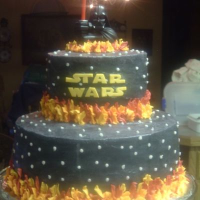 Caleb's Star Wars Cake