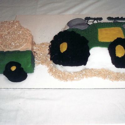 John Deere Tractor Cake