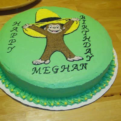 Curious George Cake