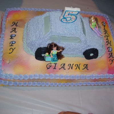 Polly Pocket Car Cake