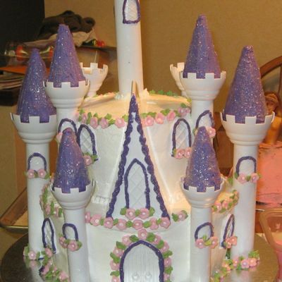 Castle Cake Before It Toppled Over!!