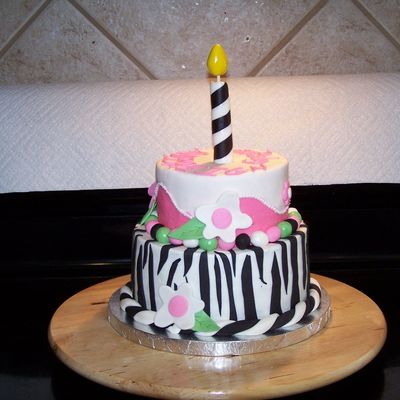 Girly Birthday Cake