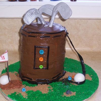 Golf Bag Cake