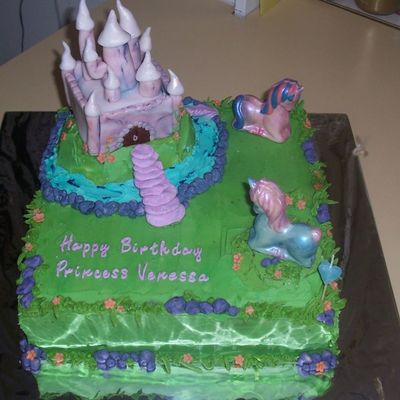 Princess Castle Cake