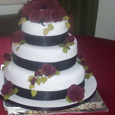 3 Tier Stacked Cake