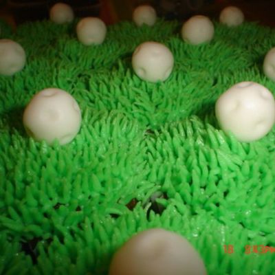 Golf Ball Cupcakes