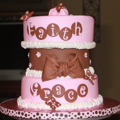 Simple Baby Shower Cake