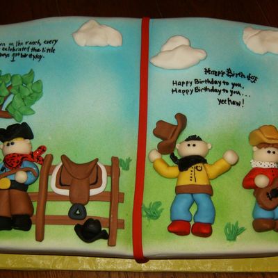 3D Cowboy Story Book