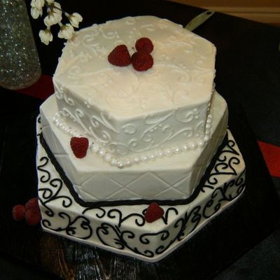 Jeff & Leah Wedding Cake