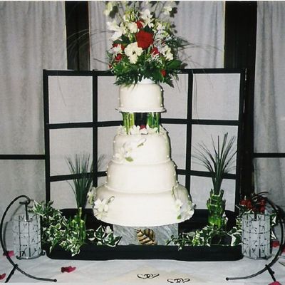 Asian Influenced Wedding Cake