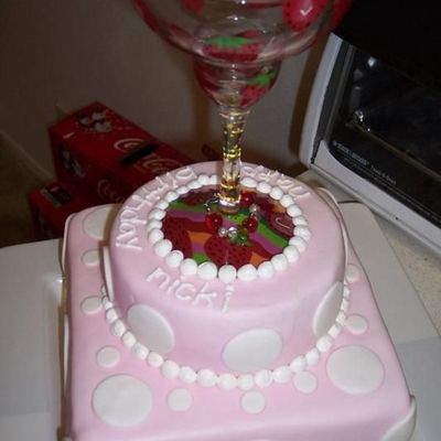 Pink Birthday Cake