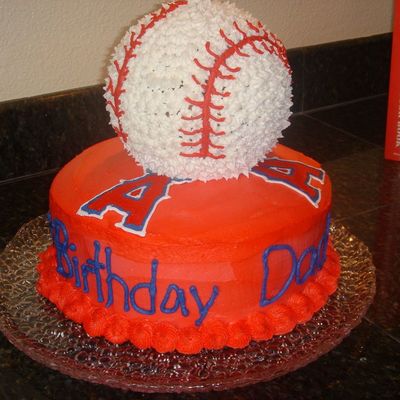 Angel's Baseball Cake