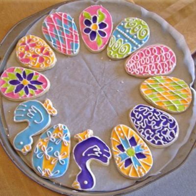 Tray Of Easter Cookies