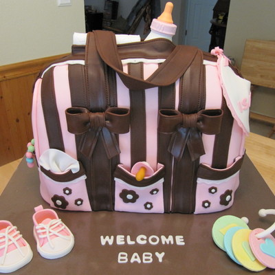 Diaper Bag Cake