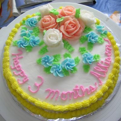 Wilton Cake 2 Final Class Flowers Birthday Cake