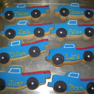 Truck Cookies