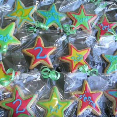 Star Birthday Cookies