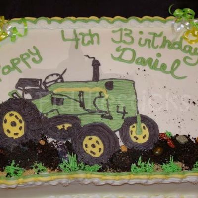 Tractor Cake!