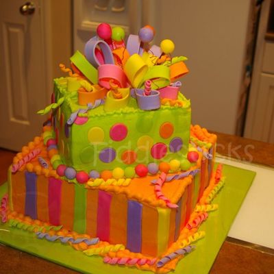 Funky Birthday Cake !