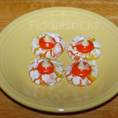 Halloween Kiss Cookies !
