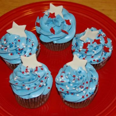 The 4Th Of July Cupcakes!