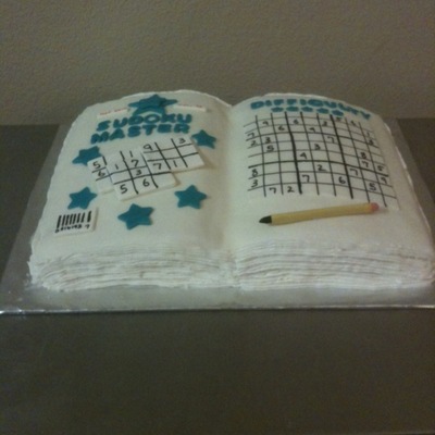 Sudoku Birthday Cake