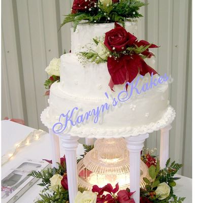 Christmas Wedding Cake