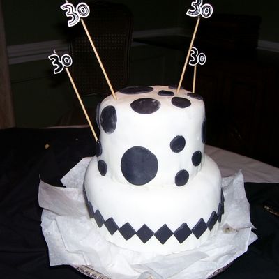 Black And White Cake