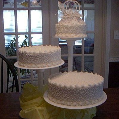 Cornelly Lace 3-Tier Wedding Cake