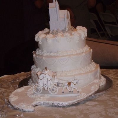 Happily Ever After Wedding Cake