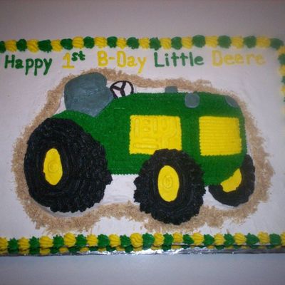 John Deere Tractor Cake