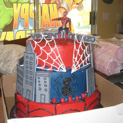 Spiderman Cake