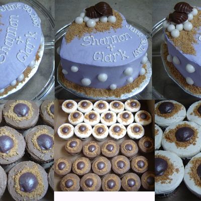 Lavender And Seashell Themed Wedding Shower