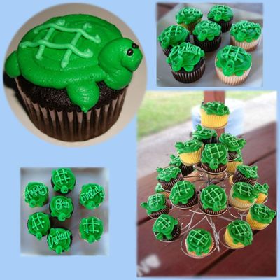 Turtle Cupcakes