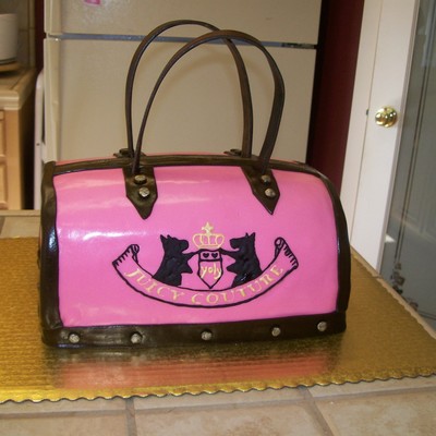 Juicy Couture Purse Cake