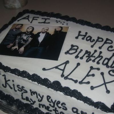 Side View Of Afi Cake