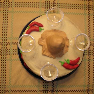 Mexican Cake- Top View