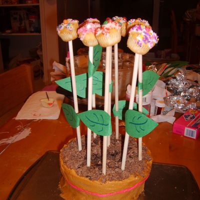 Flower Pot Cake