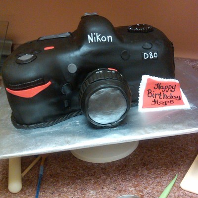 Nikon Camera Cake