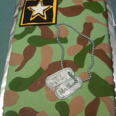 Army Birthday Cake