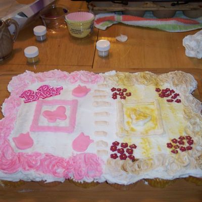 Scrapbook Cupcake Cake