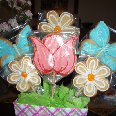Flower Cookie Bouquets