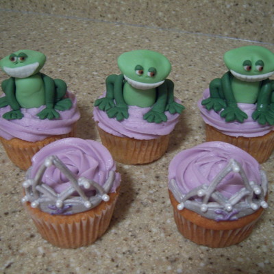 Princess & The Frog Cupcakes