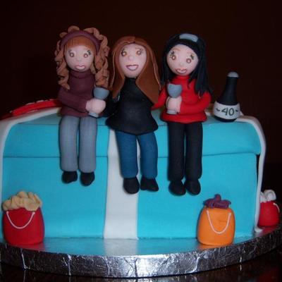 Tiffany Box Birthday Cake