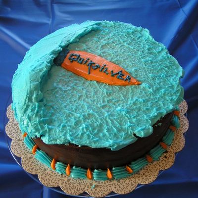 Surfboard Cake