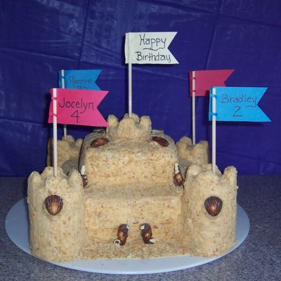 Sand Castle Cake