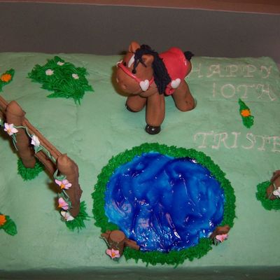 Horse Birthday Cake