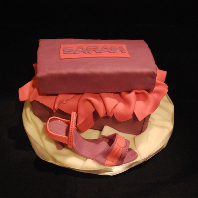 Shoebox With High Heel