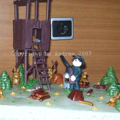 Birthday Cake For A Hunter