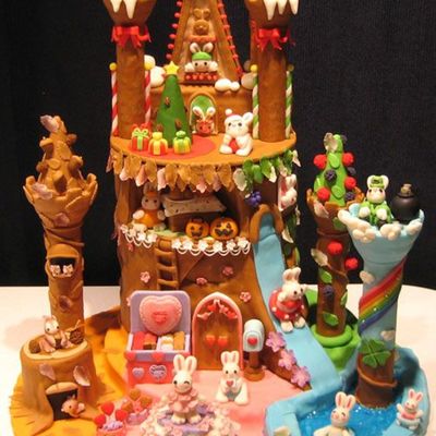 Four Seasons Woodland Castle Cake